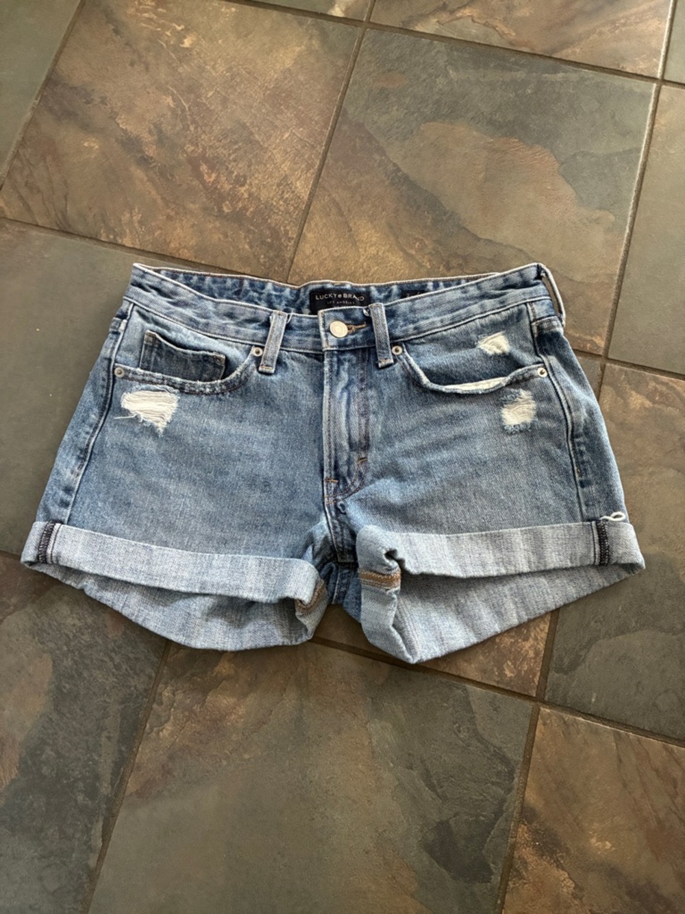 Lucky Brand Distressed Jean Shorts